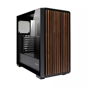 &divide; Caja atx unyka revelat madeira black 2x3.5" 2x2.5" 2xusb3.0 1xusb-c gpu 425mm frontal madera