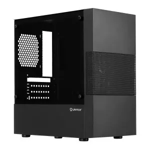 &divide; Caja micro atx unykach aero c25 cpu max 156mm gpu max 390mm f.a 500w cristal templado negro