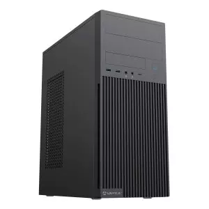 &divide; Caja atx unykach aero c360 cpu max 145mm gpu max 310mm f.a 500w cristal templado negro