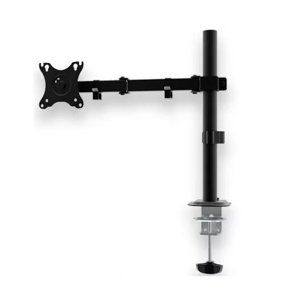 &divide; Soporte de mesa unyka uk710101 para 1 pantalla 10-32" 1 cabezal ajustable y giratorio max. 10kg vesa