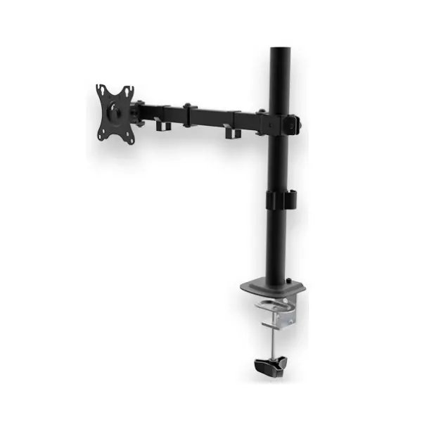 &divide; Soporte de mesa unyka uk710101 para 1 pantalla 10-32" 1 cabezal ajustable y giratorio max. 10kg vesa