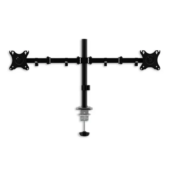 &divide; Soporte de mesa unyka uk710102 2 cabezales ajustable y giratorio 10-32" max. 10kg vesa max. 100x100