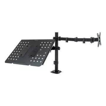 &divide; Soporte de mesa unyka uk710202 con soporte para port?til y 1 monitor  de 13" a 32"  vesa 100x100