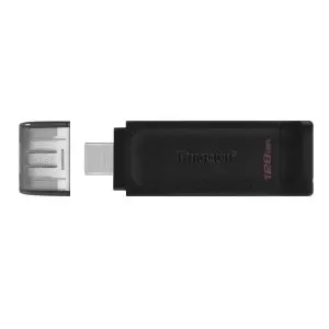 &divide; Memoria usb-c 128gb kingston dt70/128gb usb-c 3.2