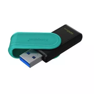 &divide; Memoria usb 128gb kingston dtxs/128 usb3.2gen 1 datatraveler exodia s (black/black)