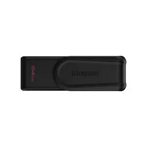 &divide; Memoria usb 64gb kingston dtxs/64 usb3.2gen 1 datatraveler exodia s (black/black)