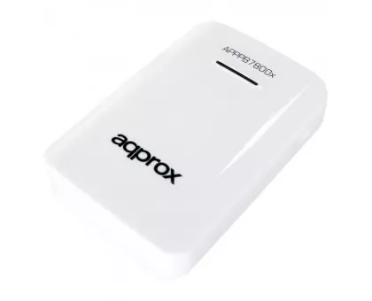 &divide; Approx power bank universal 7800 mah (blanco)