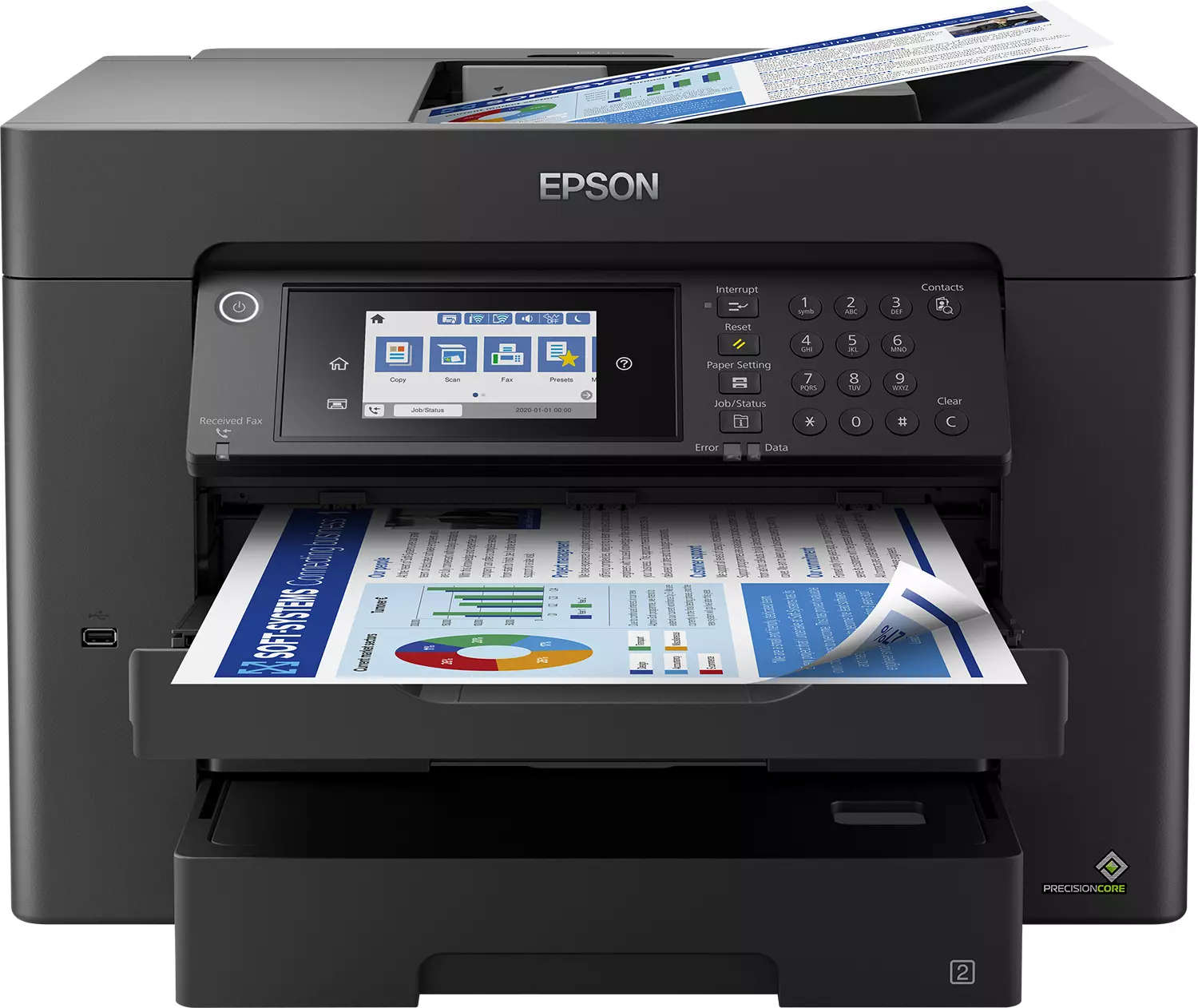 &divide; Epson multifunci?n a3+ workforce wf-7840dtwf (4 en 1)