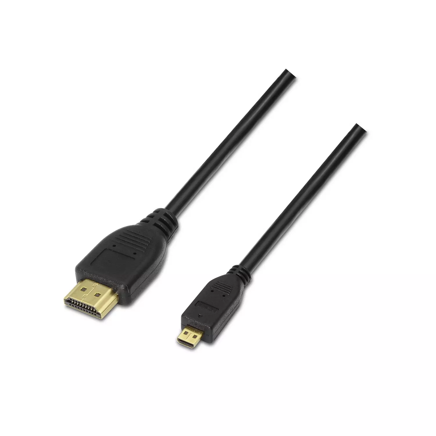 &divide; Aisens - cable micro hdmi alta velocidad / hec, a/m-d/m, negro, 0.8m
