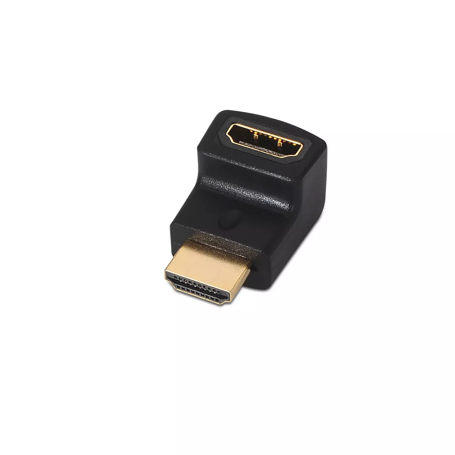 &divide; Aisens - adaptador hdmi acodado, a/h-a/m, negro