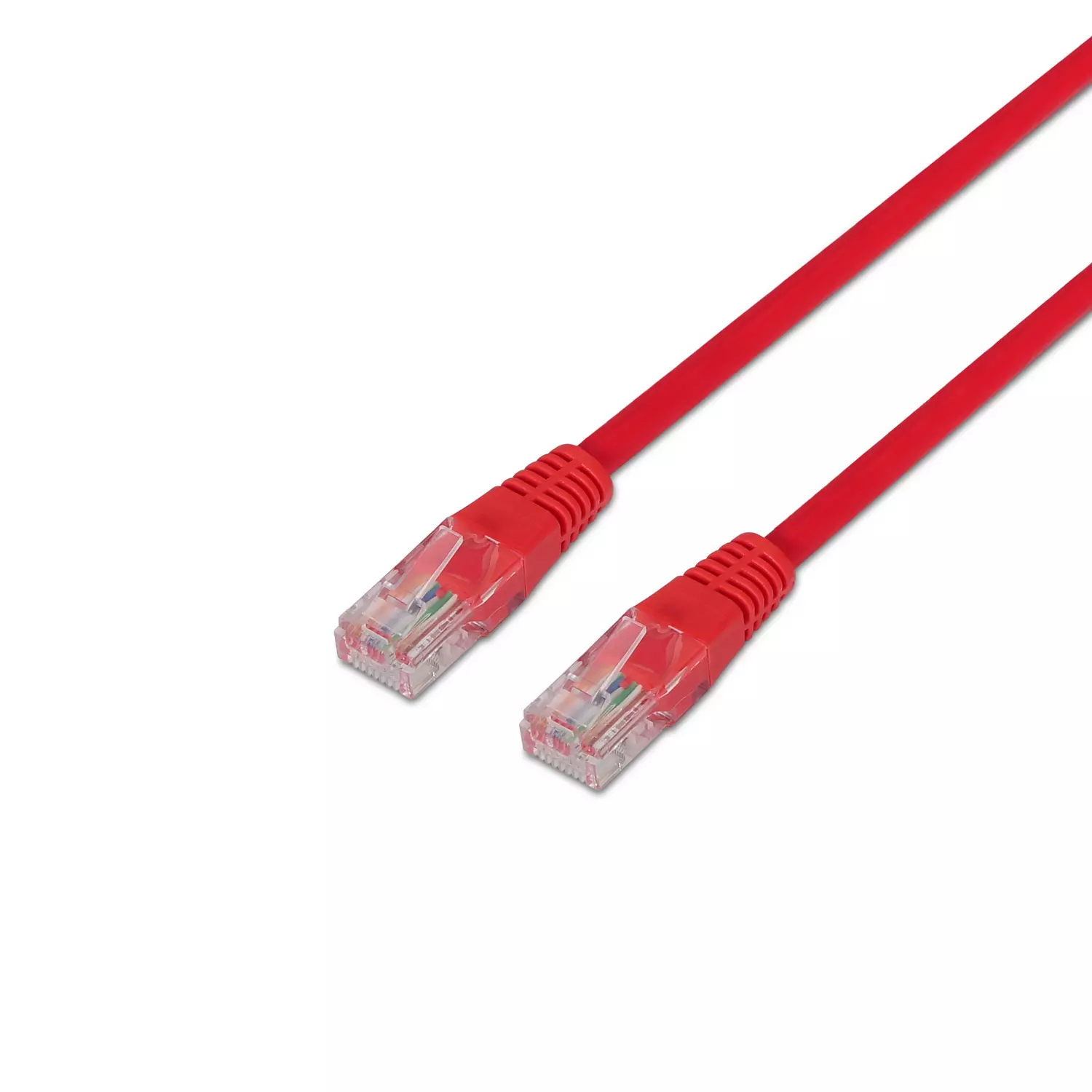 &divide; Aisens - cable de red latiguillo rj45 cat.5e utp awg24, rojo, 1.0m