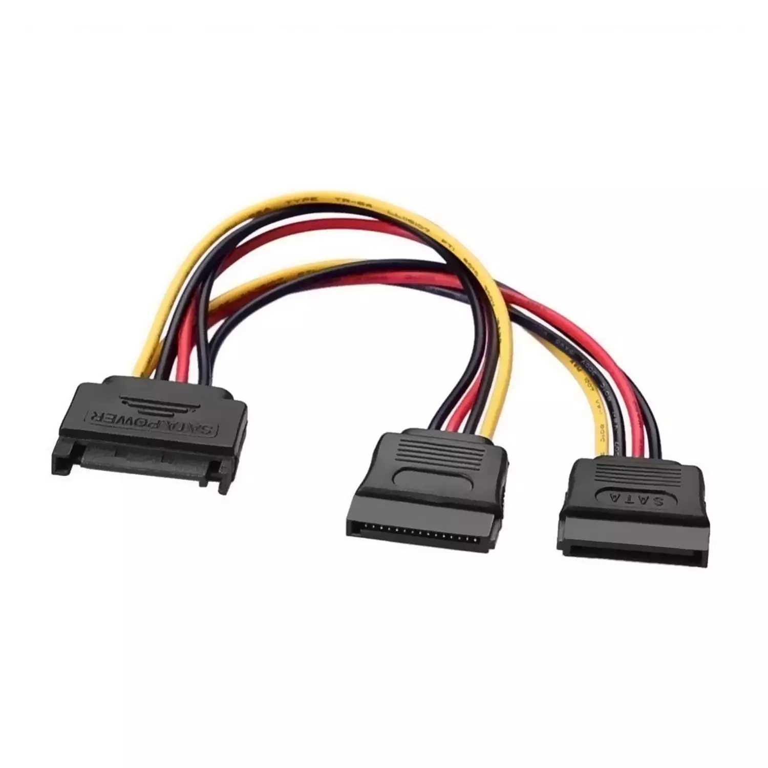 &divide; Aisens - cable sata alimentacion, sata/m-2xsata/h, 20cm
