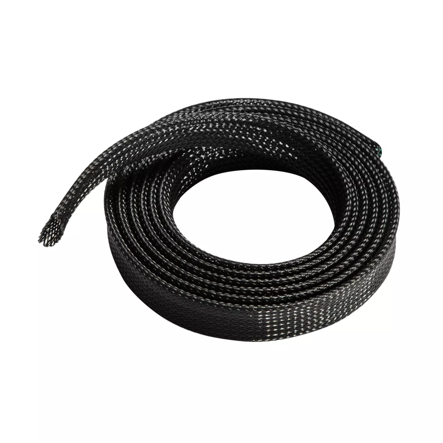 &divide; Aisens organizador de cable poliester 20mm, negro, 1.0m