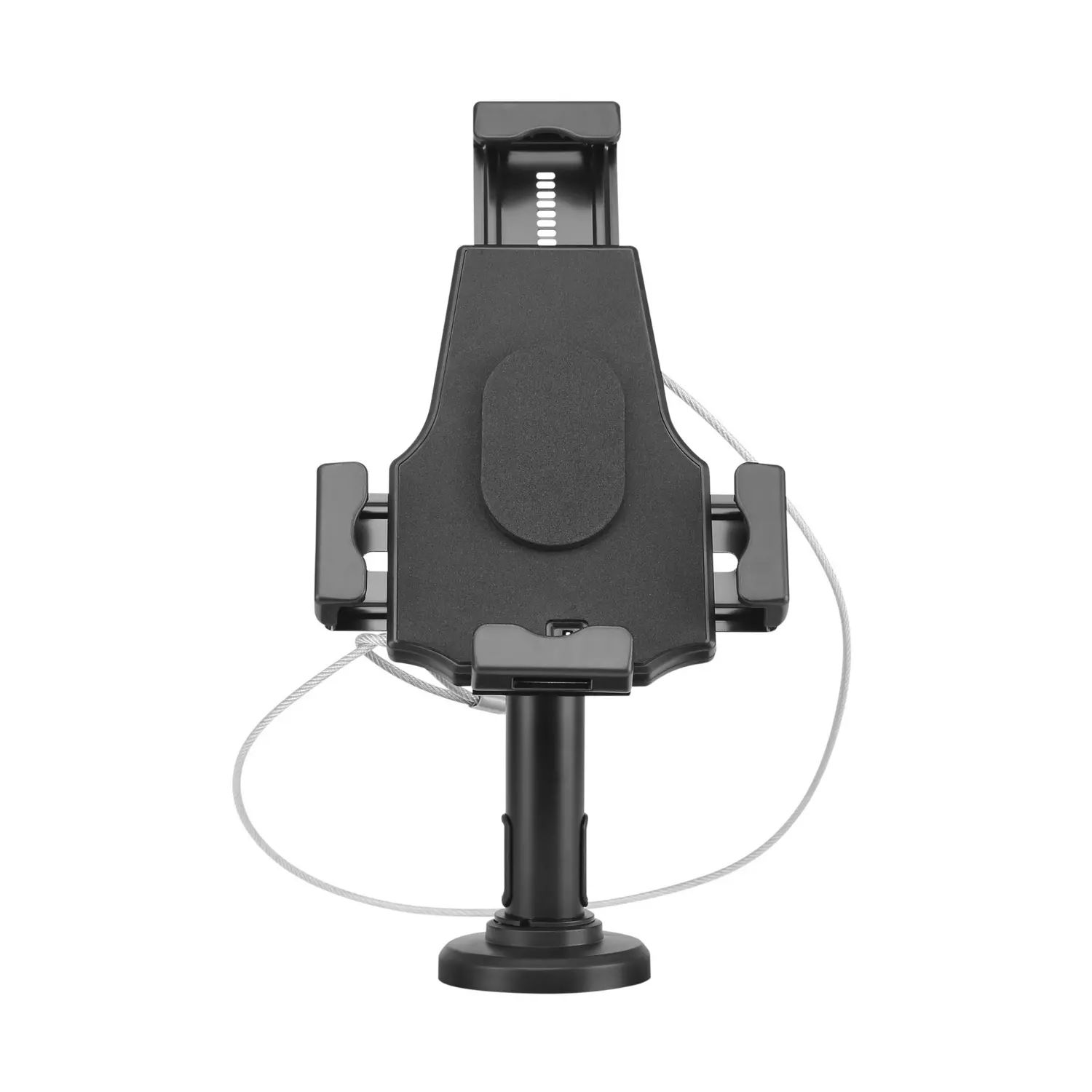 &divide; Aisens soporte antirobo de sobremesa / pared ajustable (1 pivote) para tablet, negro