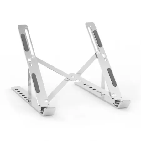 &divide; Aisens - soporte de sobremesa ajustable para portatil / tablet, plata