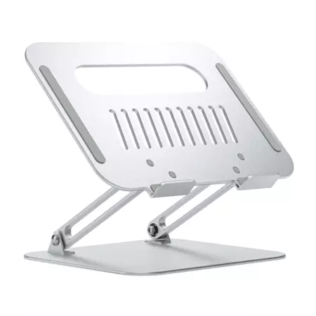 &divide; Aisens - soporte de sobremesa xl 10-17 ajustable para portatil / tablet, plata