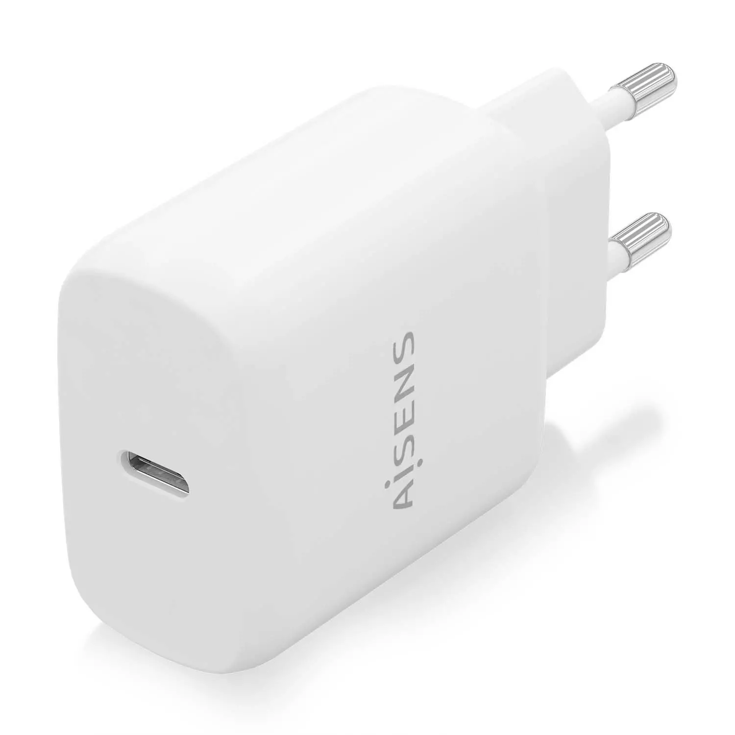 &divide; Cargador aisens usb-c pd3.0 1 puerto 1xusb-c 25w, blanco