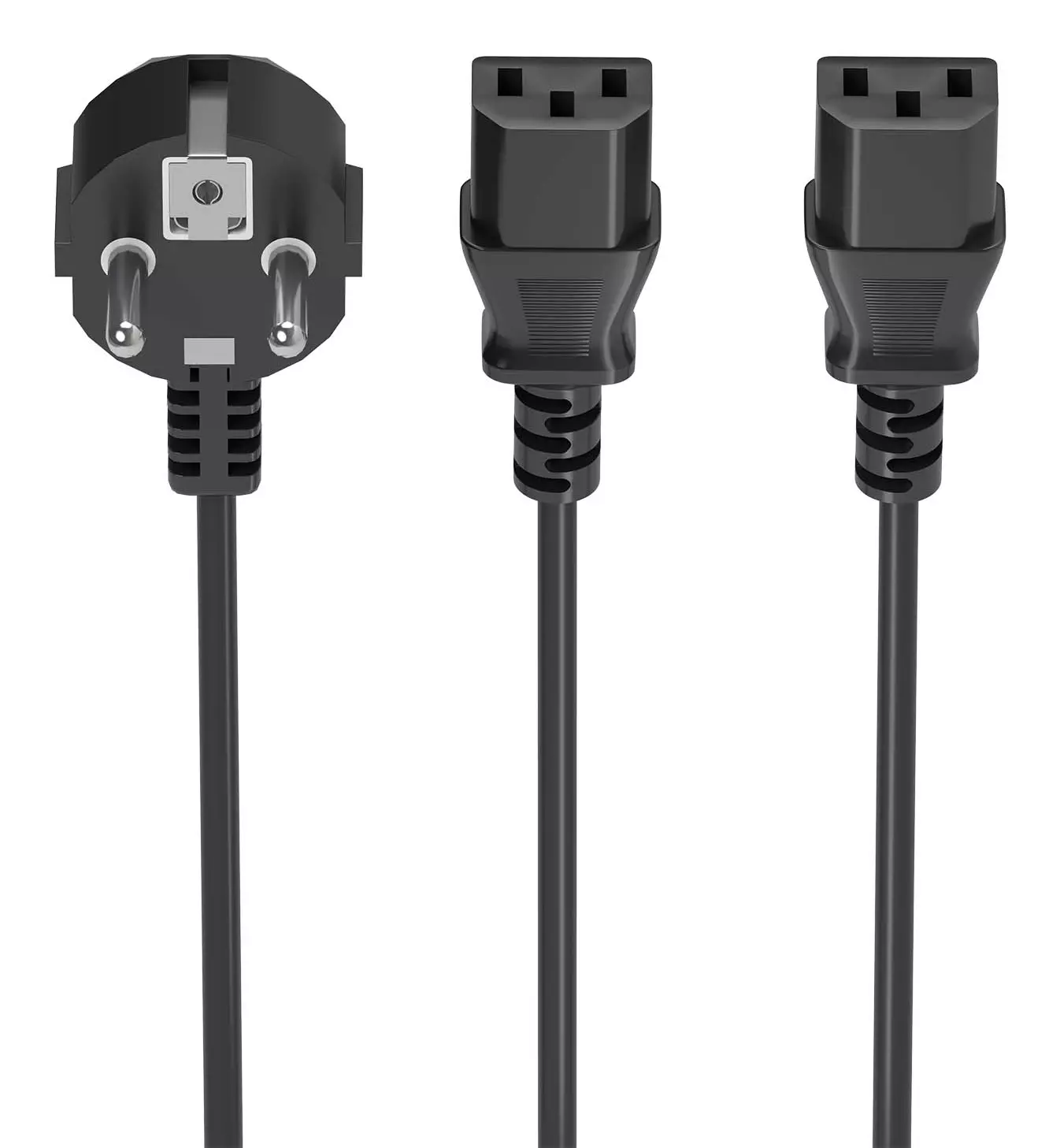 &divide; Aisens - cable alimentacion cpu, cee7/m-2xc13/h, negro, 3.0m