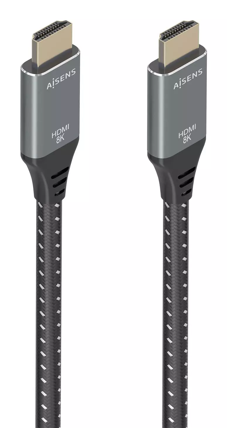 &divide; Aisens - cable hdmi v2.1 ultra alta velocidad / hec 8k@60hz 48gbps, a/m-a/m, gris/negro, 7.0m