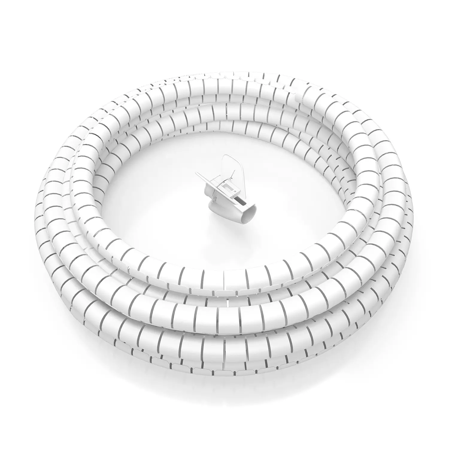 &divide; Aisens - organizador de cable en espiral 25mm, blanco, 2.0m