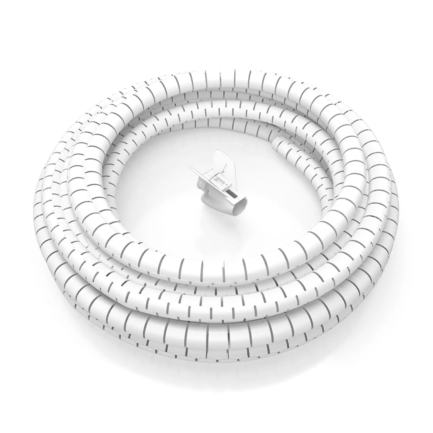 &divide; Aisens - organizador de cable en espiral 25mm, blanco, 3.0m