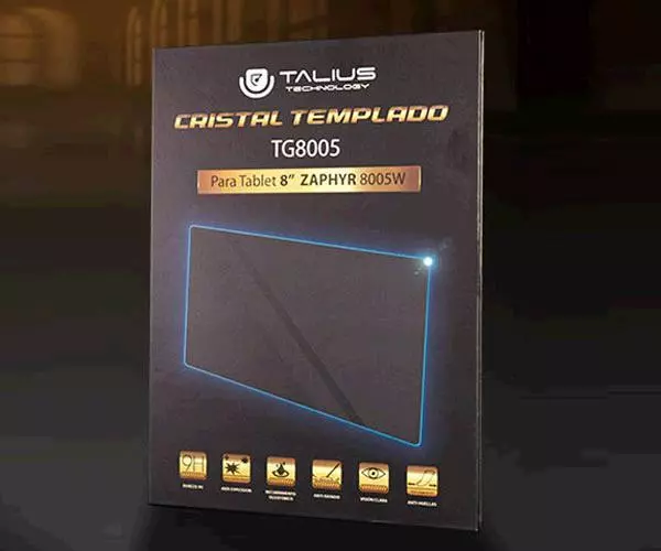 Cristal Templado Talius protector Tg8005 / 8 Pulg. / Tablet Zaphyr 8005w / 8004w