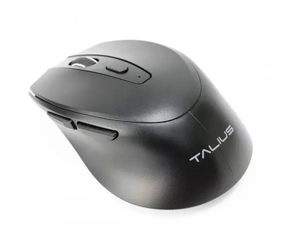 Raton inal&aacute;mbrico RF + Bluetooth Recargable Talius MO-701 / 2400 Dpi / Bateria 500Mah / Negro