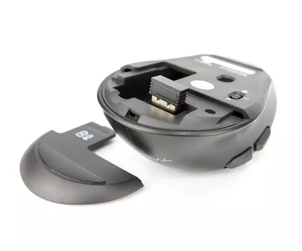 Raton inal&aacute;mbrico RF + Bluetooth Recargable Talius MO-701 / 2400 Dpi / Bateria 500Mah / Negro