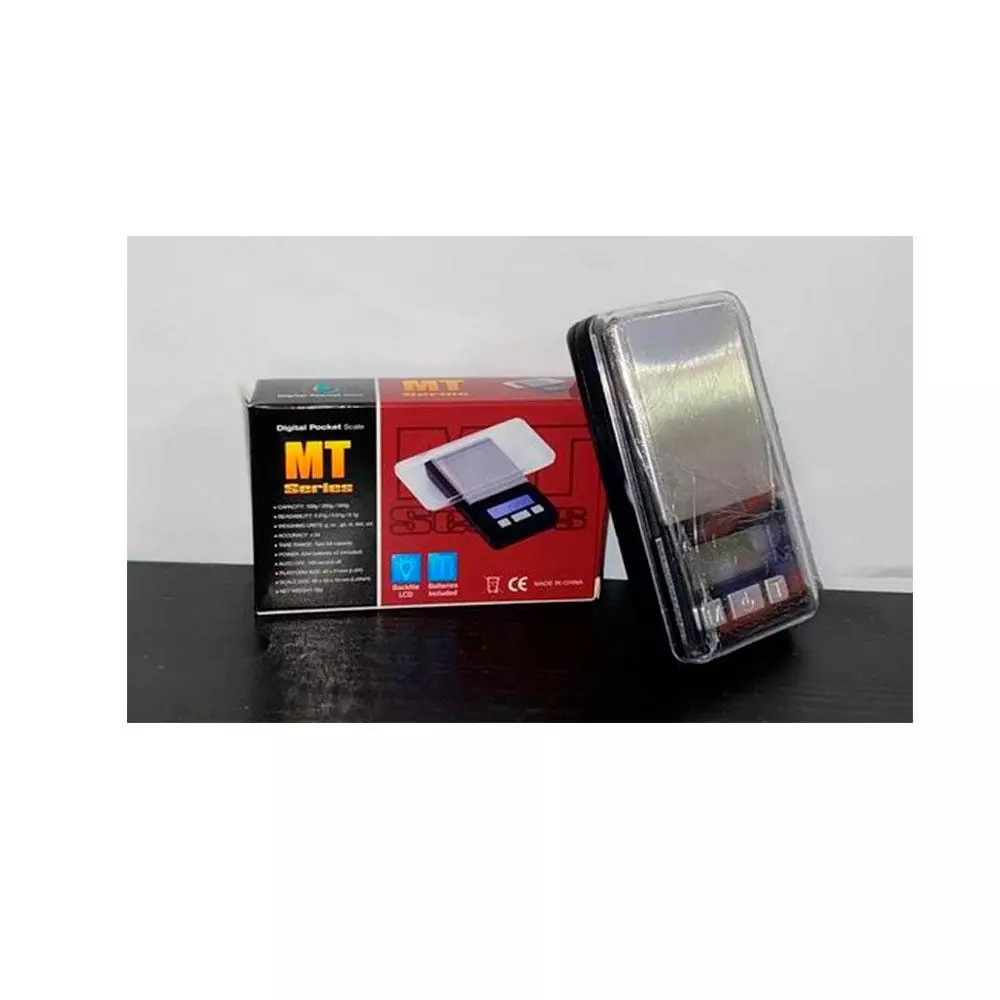 Mini Bascula Electr&oacute;nica MT-Series / Max 200g /  Negra / 06396
