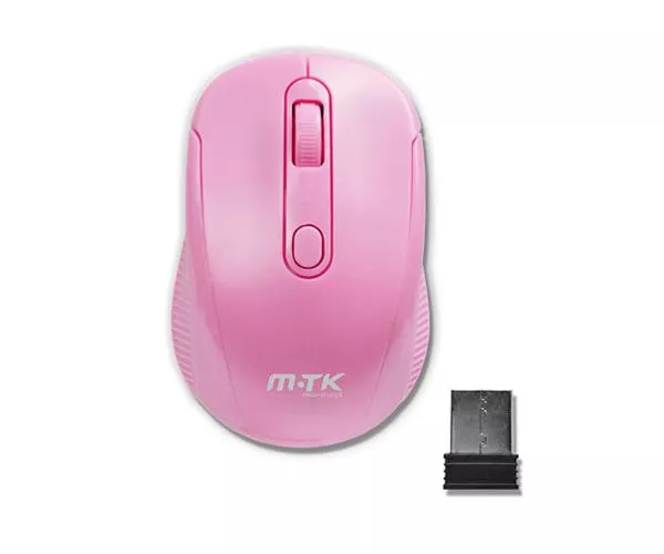 Raton inal&aacute;mbrico GT641 Krack 2.4Ghz / 1600 Dpi / Rosa / MTK