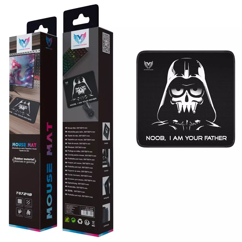 Alfombrilla Gaming TG7248 Noob / 300x350x4mm / MTK / 0752484