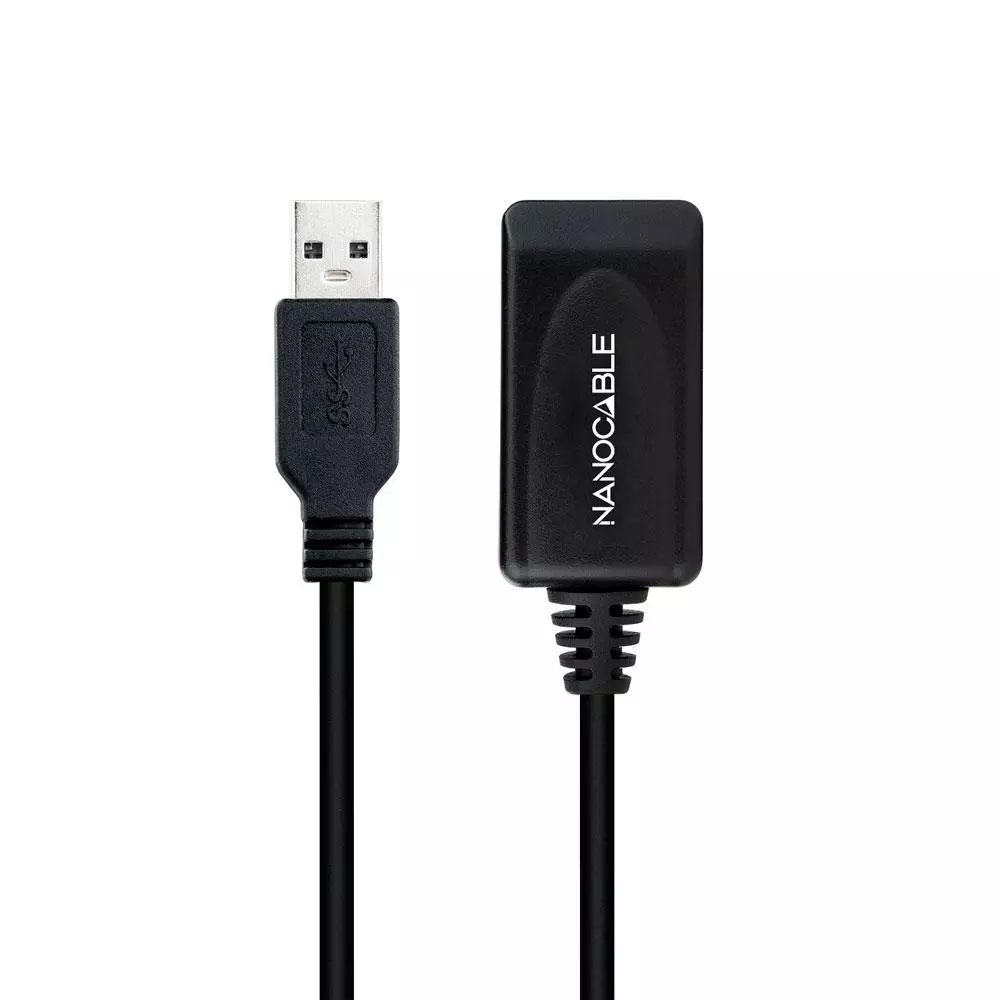 Cable USB amplificador activo USB 2.0 M/H 10 metros / Nanocable 10.01.0212