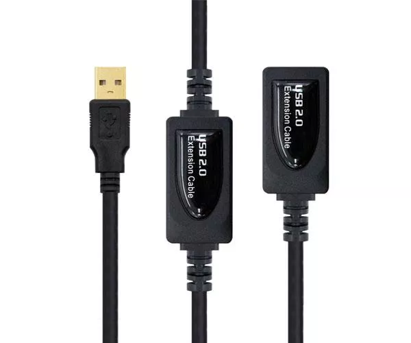 Cable USB amplificador activo USB 2.0 M/H 15 metros / Nanocable 10.01.0213