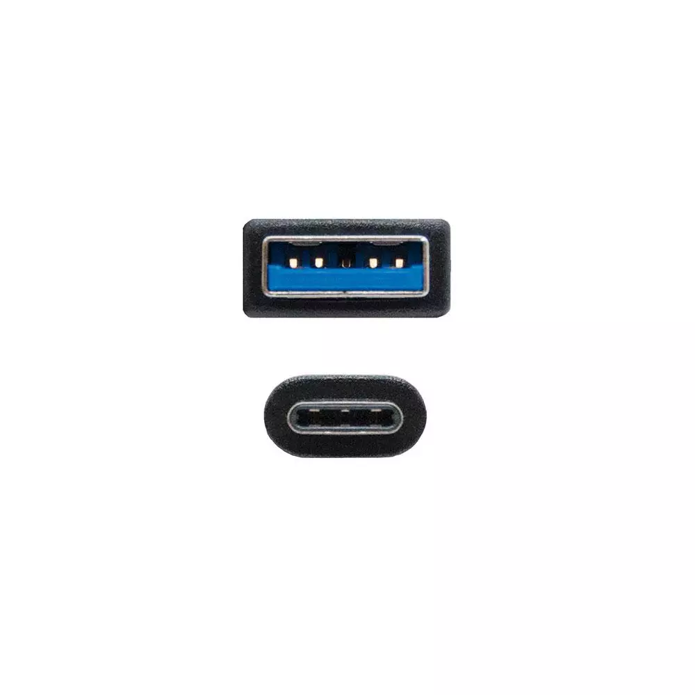 Cable datos USB 3.0 a Type-C / 2m / 3a / Nanocable / 10.01.4002