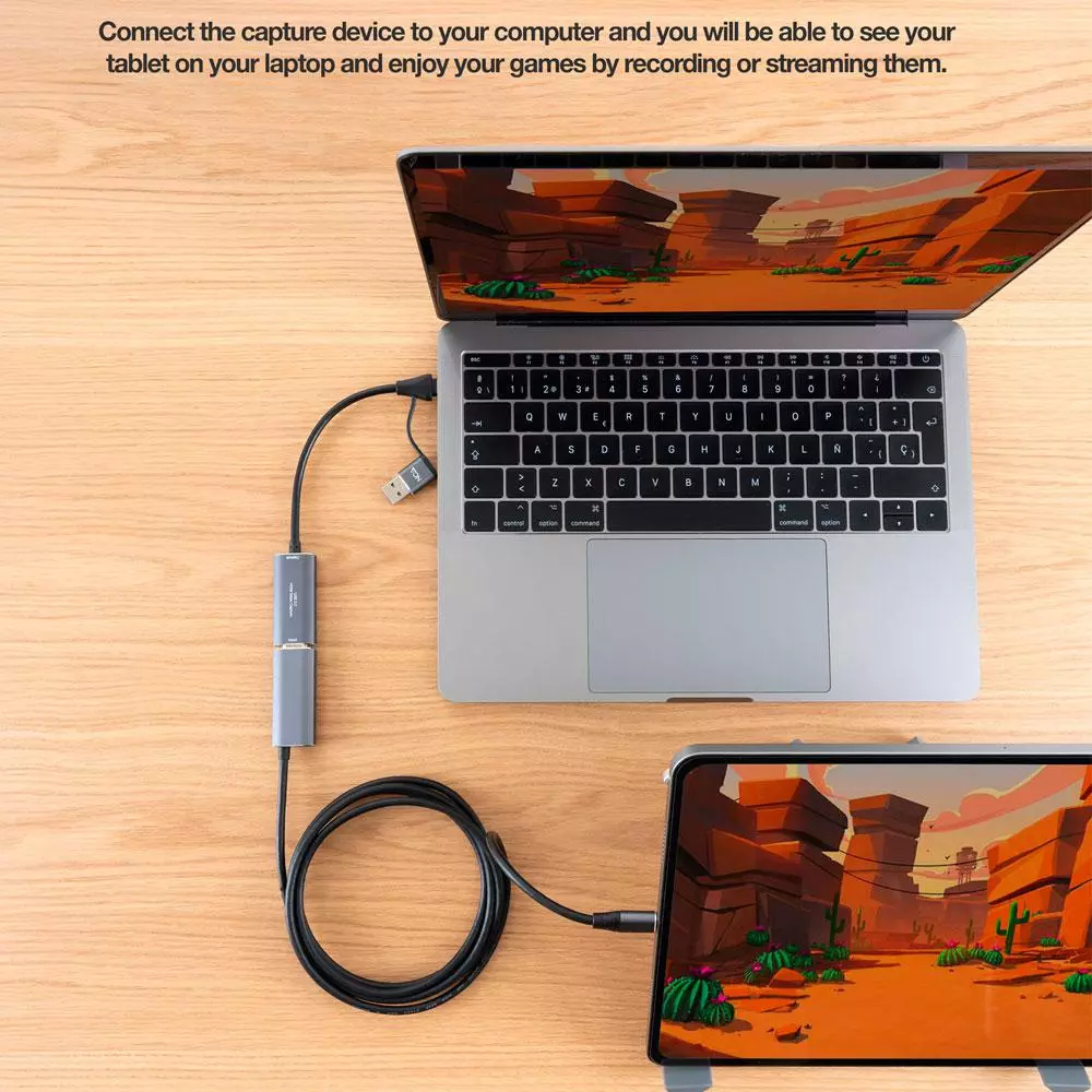 Capturadora de video HDMI a Usb 3.0 / Type-C / 4K / 30Hz / Nanocable 10.15.0001