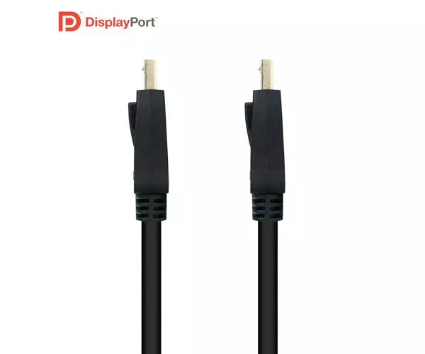 Cable Displayport a Displayport 1.4 M/M Certificado 8K / HDR / 2 Metros / Nanocable 10.15.2502