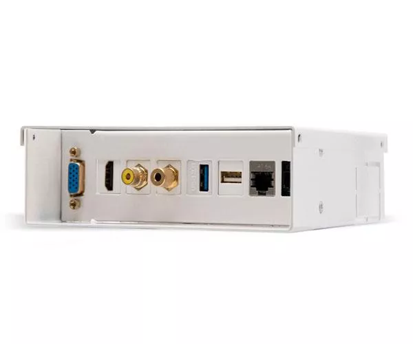 Caja conexiones multimedia de pared / Nanocable / 10.35.0003 / Blanco