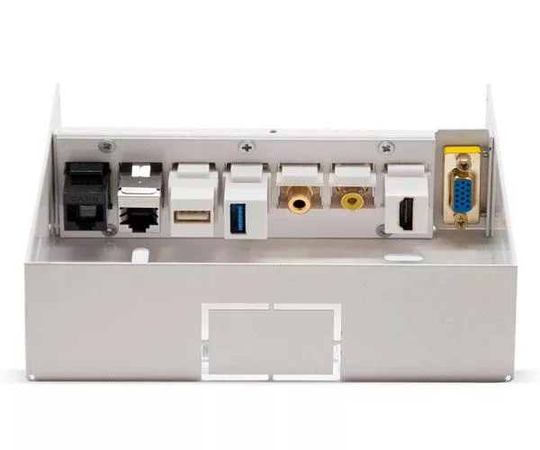 Caja conexiones multimedia de pared / Nanocable / 10.35.0003 / Blanco