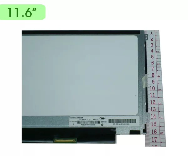 Pantalla para port&aacute;til LED 11.6" Slim 40 Pines small Brackets laterales 16cm.