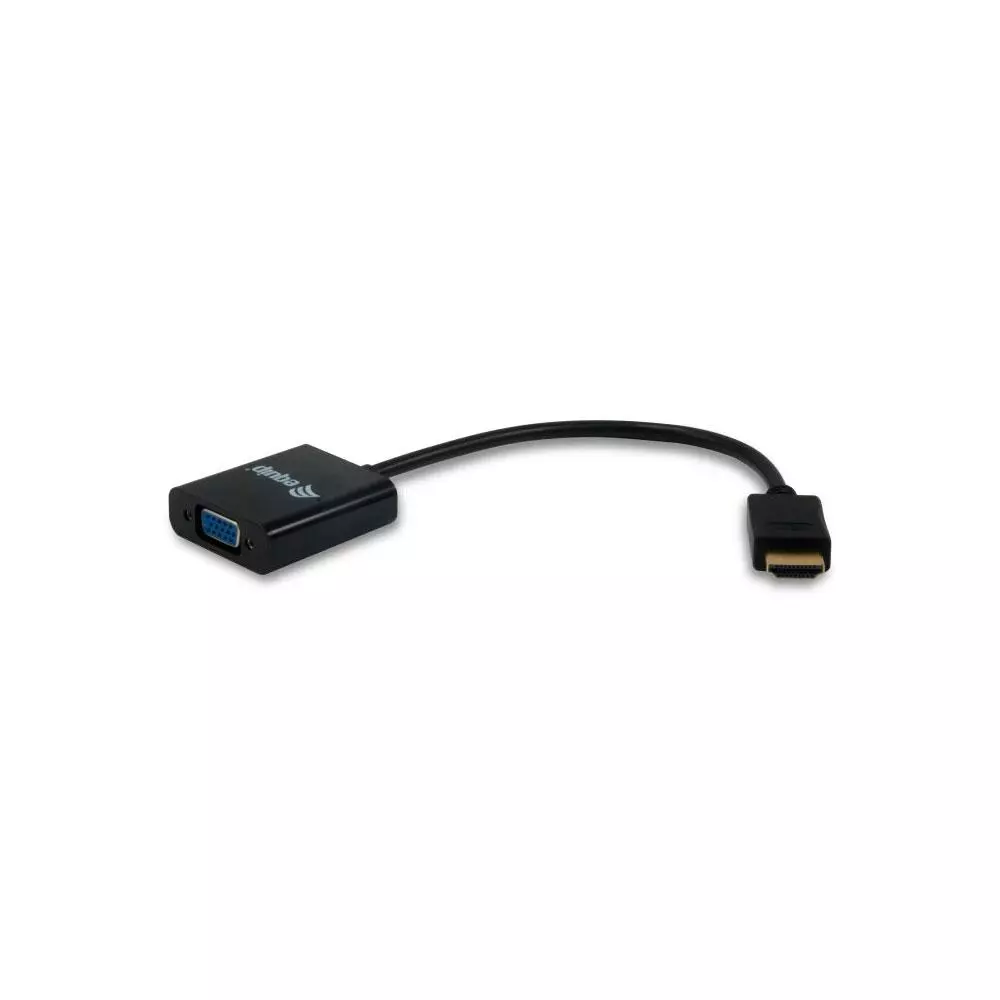 Cable adaptador HDMI a VGA M/H + Audio / Negro / Equip 11903607