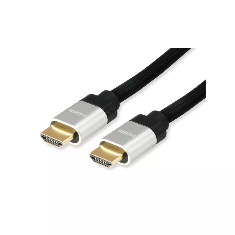 &divide; Cable hdmi equip hdmi 2.1 3m high speed 48gbps 8k/60hz 4k/120hz mallado 119382