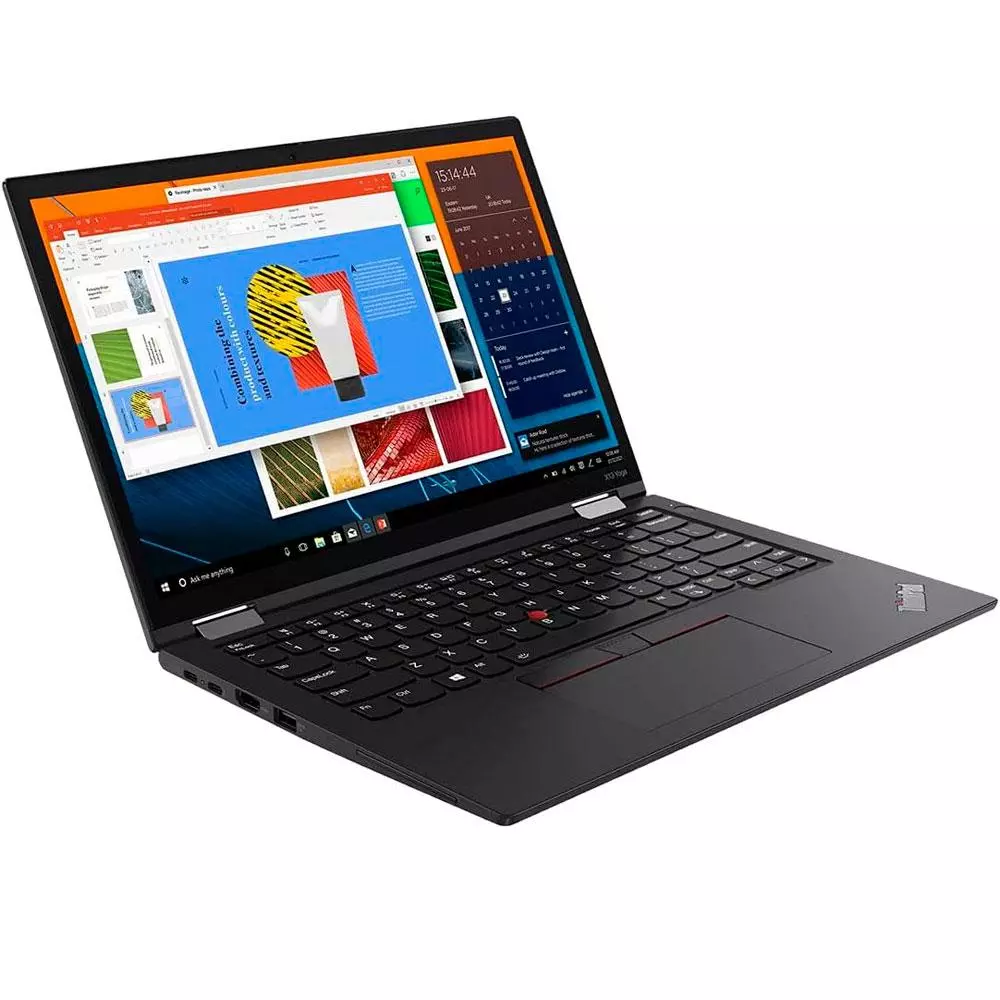 Port&aacute;til Reacondicionado LENOVO Thinkpad X13 Yoga Gen 2 13.3" T&aacute;ctil / i5-11th / 16Gb / 256Gb M2 / Win 11 Pro / Teclado espa&ntilde;ol / Grado B NO funciona 1 de los puertos type-c / Lapiz Incluido