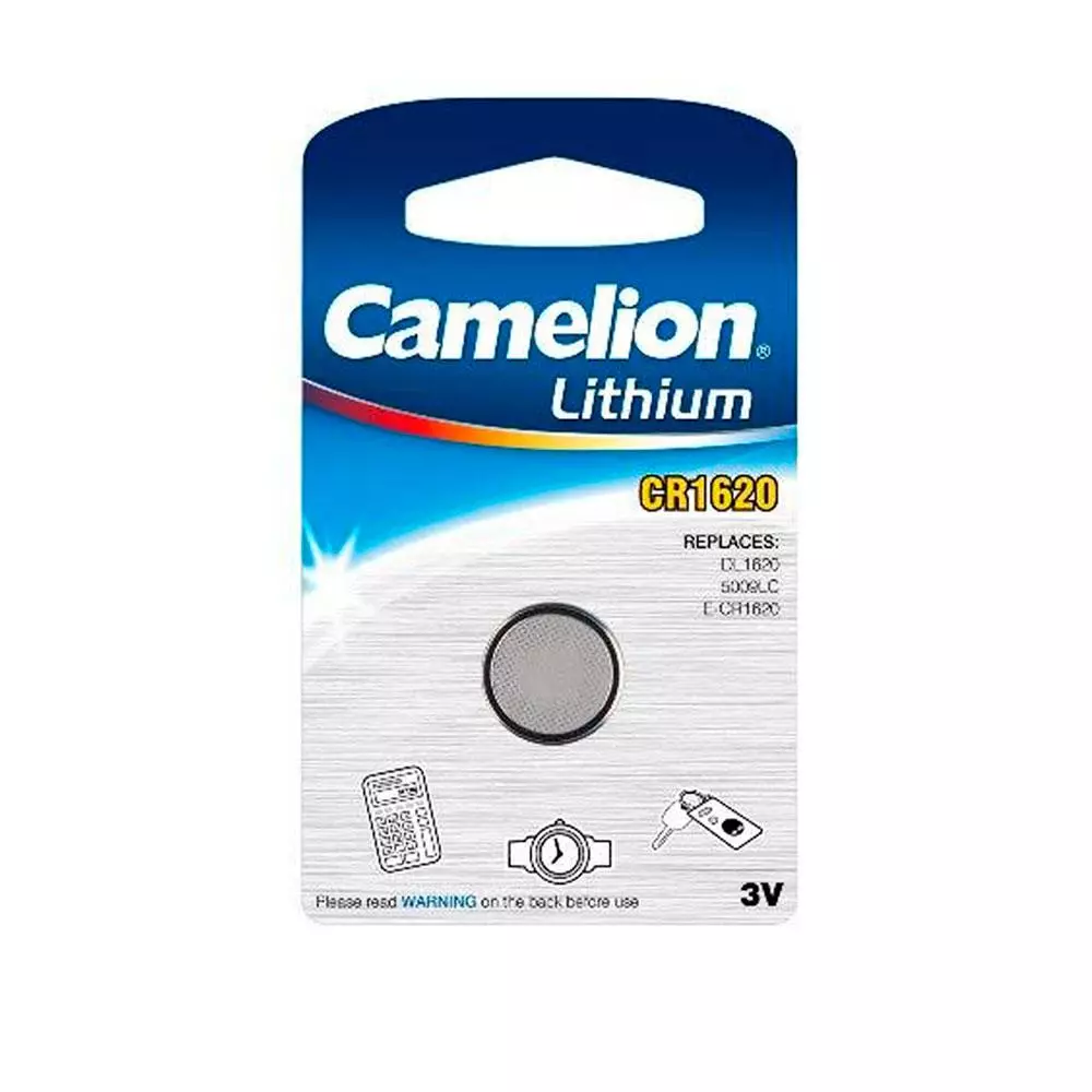Pila boton litio CR1620 3v Camelion