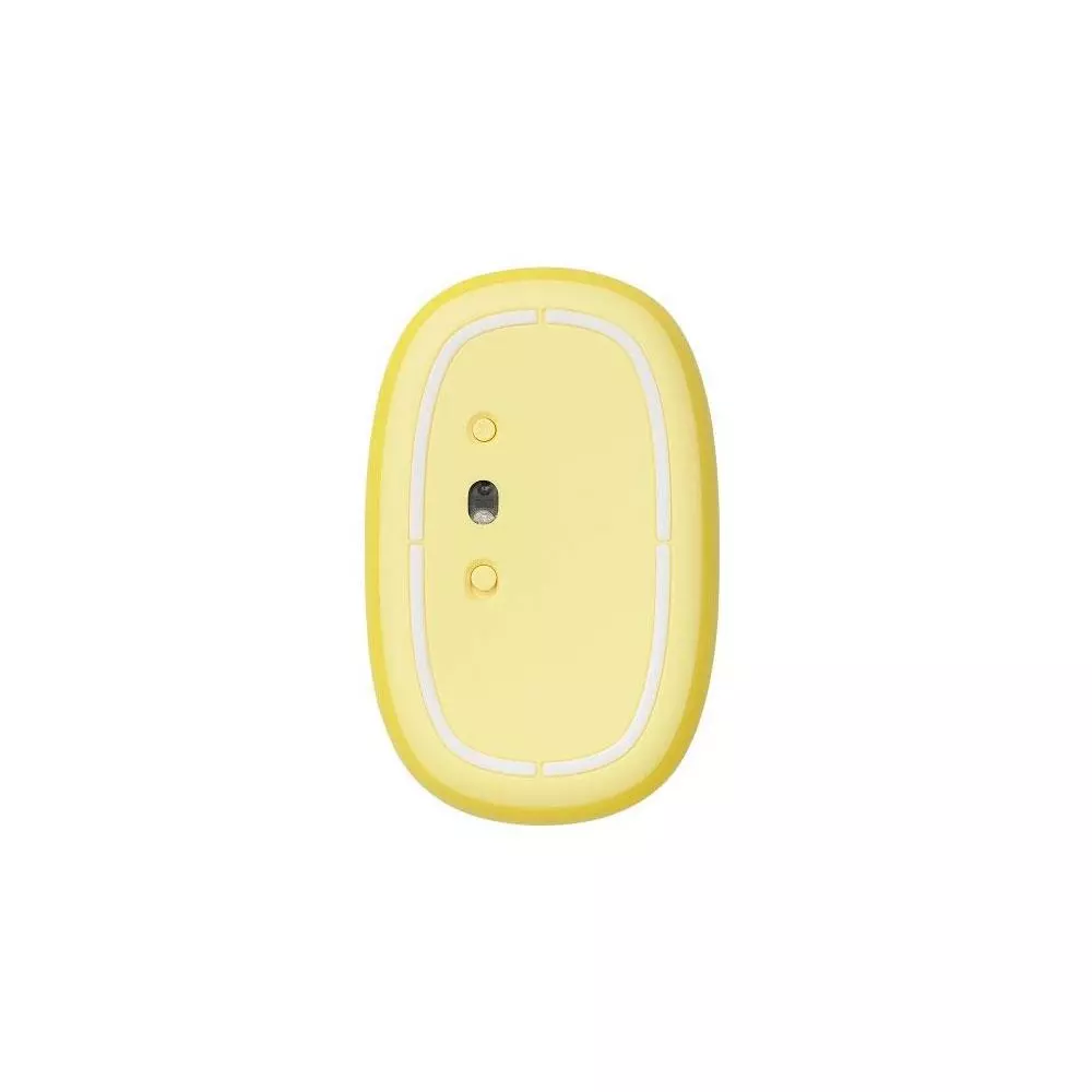 Raton Inalambrico Rapoo M660 Amarillo / Dual BT 5.0 + RF 2.4Ghz / 1.300 Dpi / 3 Botones / USB 3.0 / Multimodo / 14382