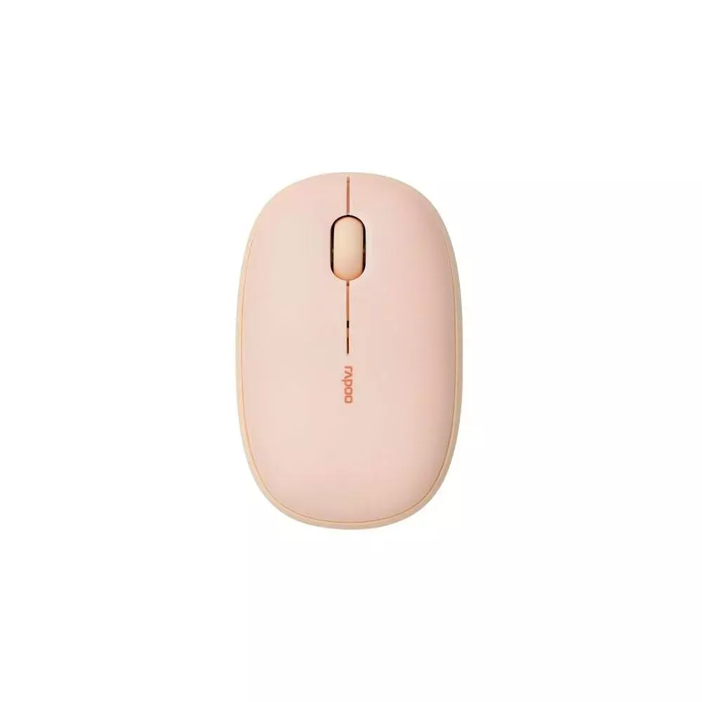 Raton Inalambrico Rapoo M660 Beige / Dual BT 5.0 + RF 2.4Ghz / 1.300 Dpi / 3 Botones / USB 3.0 / Multimodo / 14383