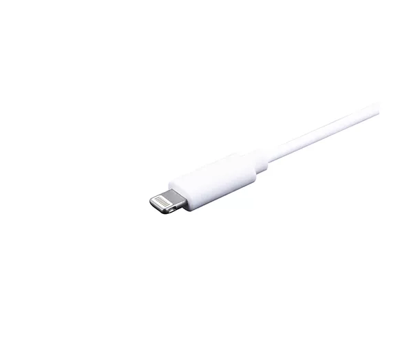 Cable datos USB 2.0 a Lightning IPhone 5-12 / 2m / 2.4a / AA103 / Blanco / One+