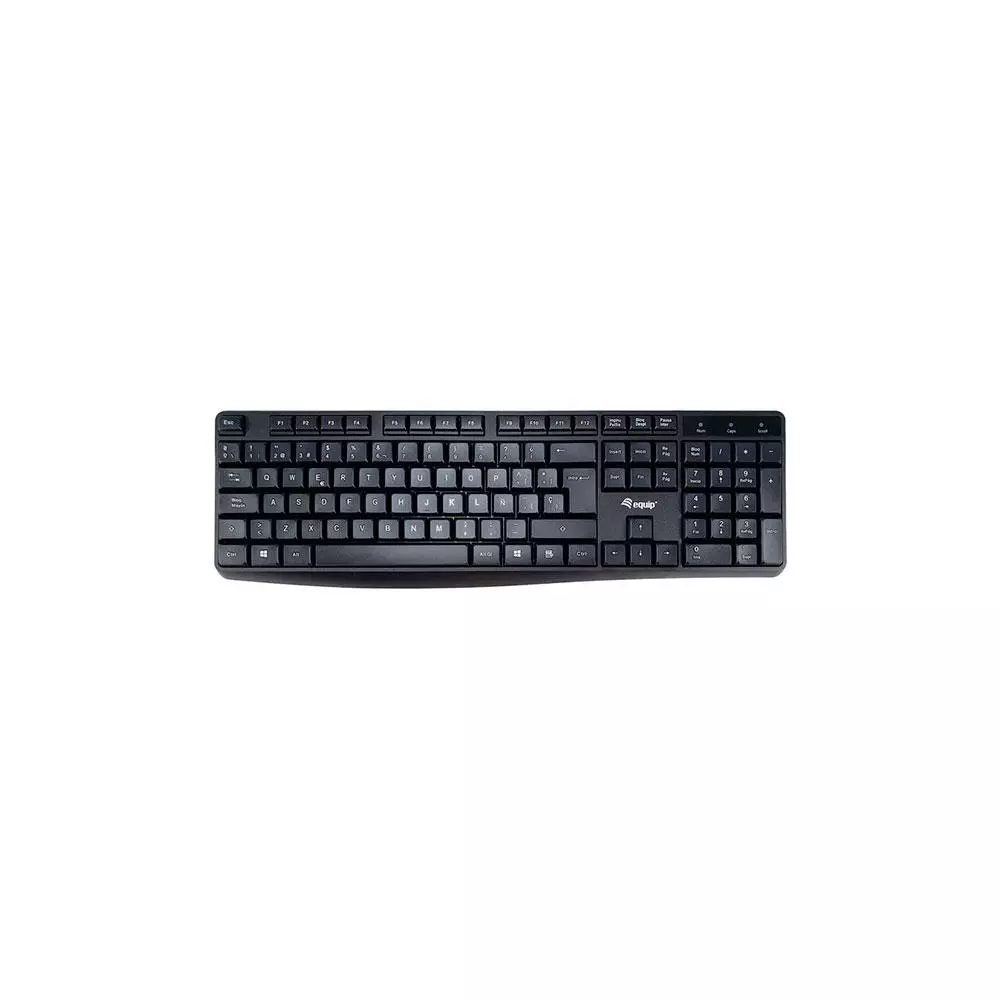 Teclado Usb Equip Life / 105 Teclas / Resistente a salpicaduras / Negro / 245211