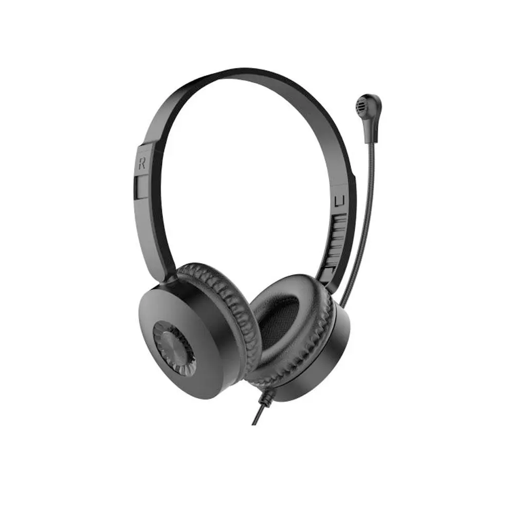 Auriculares Equip Life / Usb / Microfono Flexible / Control de volumen / Negro /  245301
