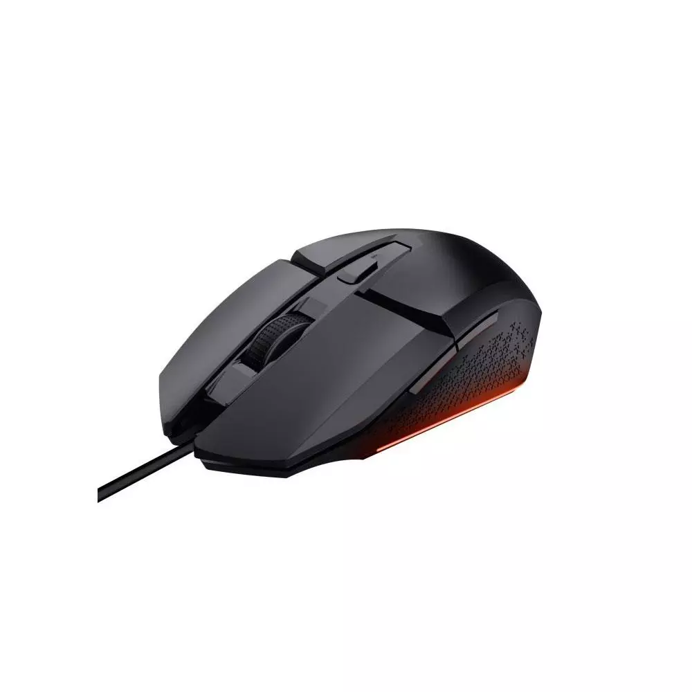 Combo Trust Gaming Gxt 790 Tridox Raton Rgb + Alfombrilla + Auriculares /  6400 Dpi / Negro / 25117