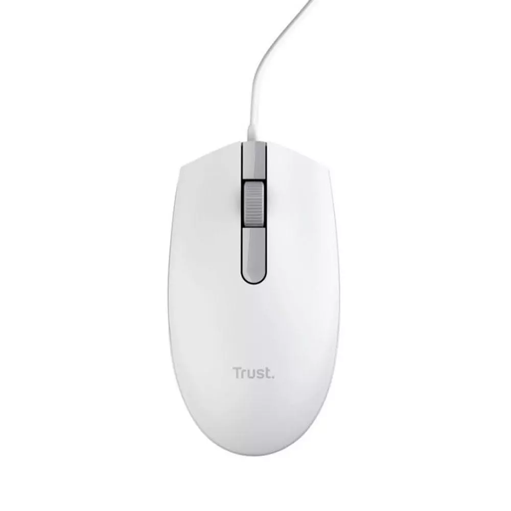 Raton Usb Trust TM-101 Eco / 1200 Dpi / 3 botones / Rueda de desplazamiento / Blanco / 25320